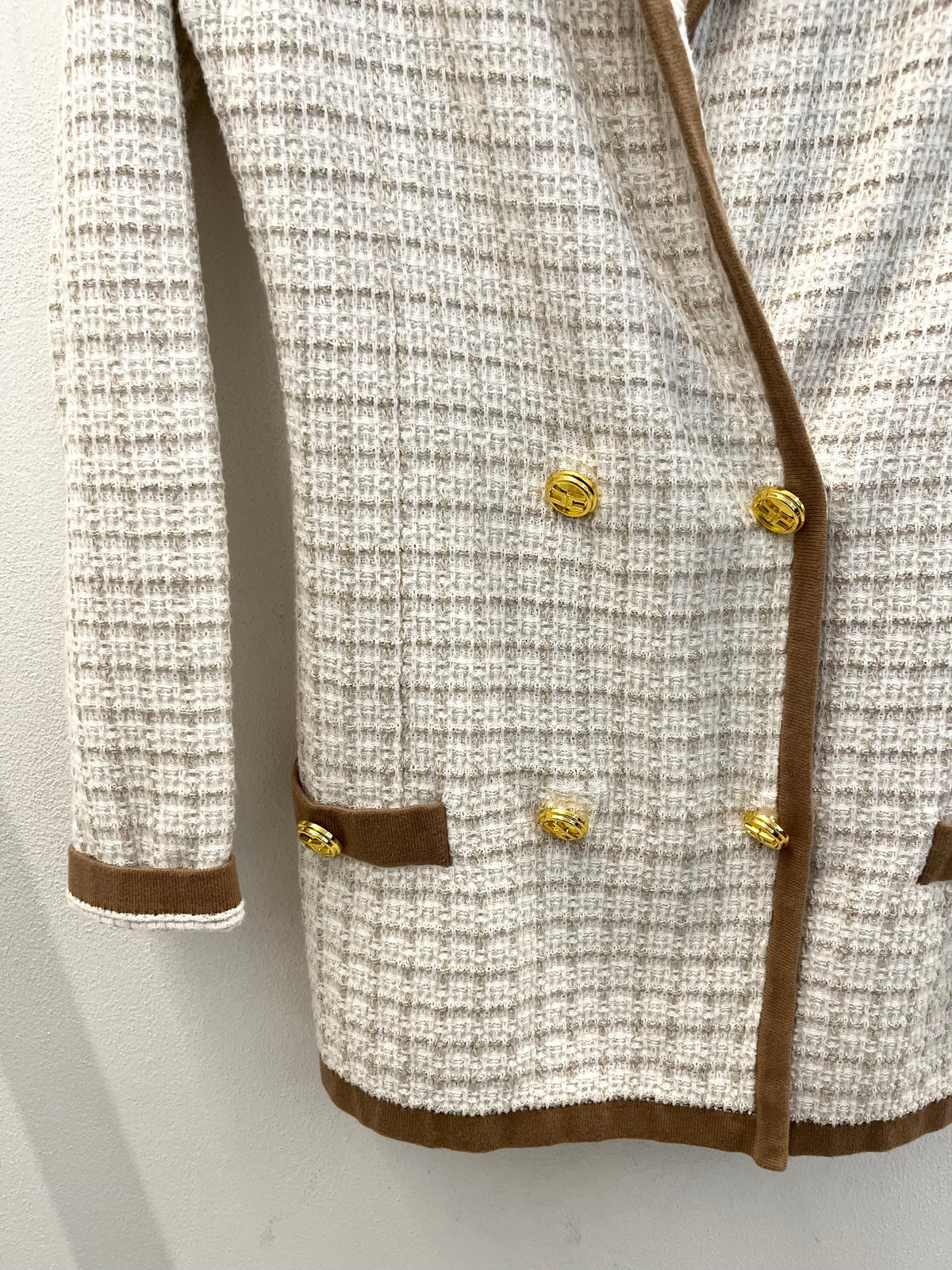 Blazer doppiopetto Elisabetta Franchi in tweed