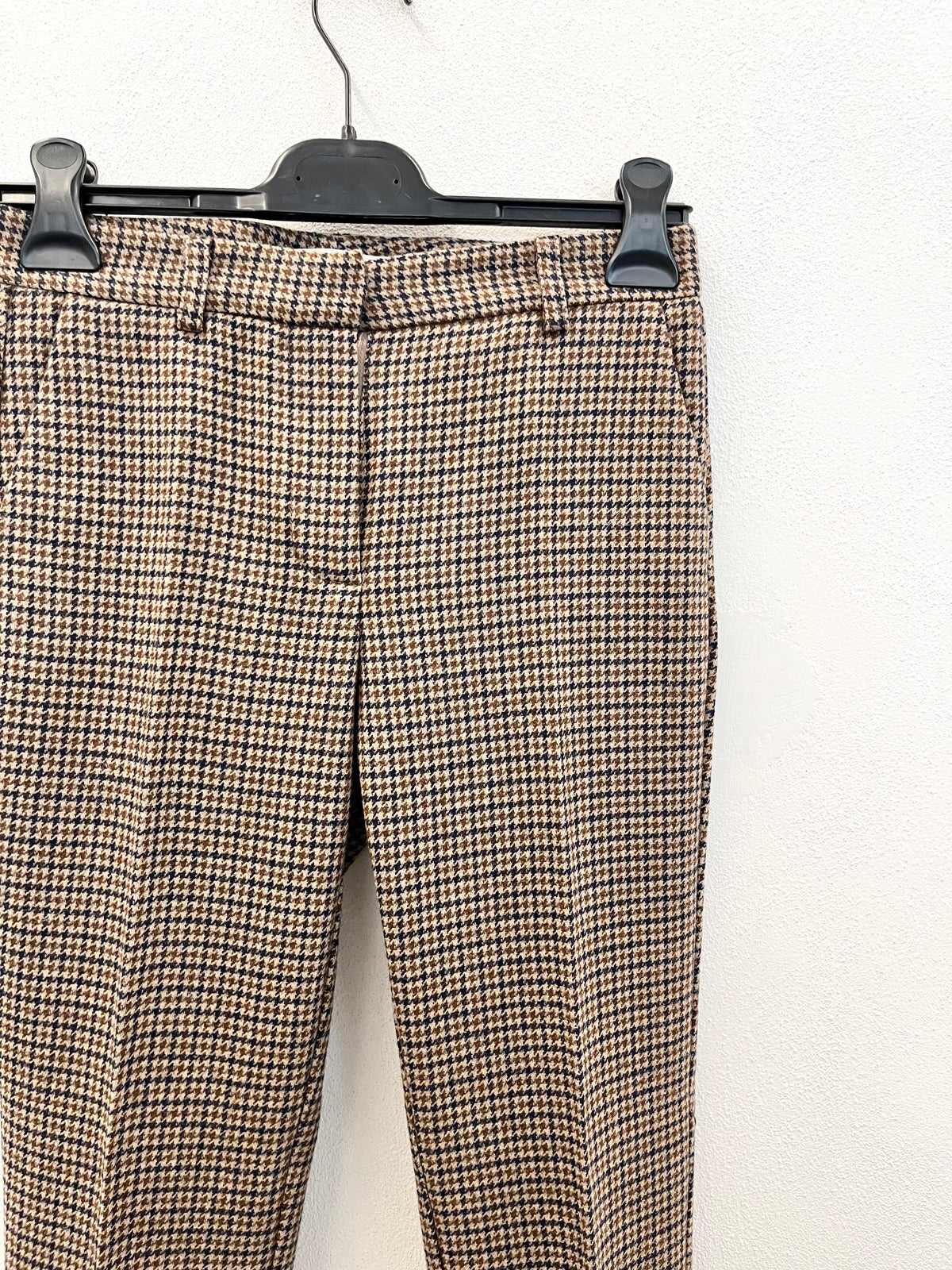 Pantaloni sartoriali Grifoni fantasia pied-de-poule