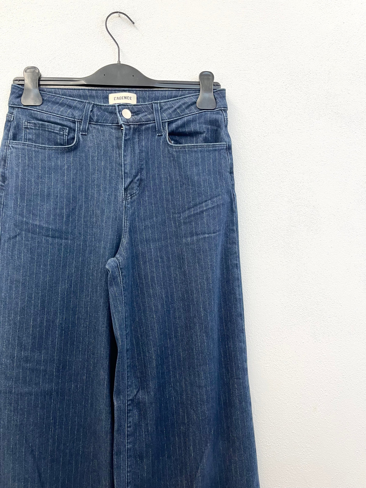 Jeans palazzo L'Agence gessati