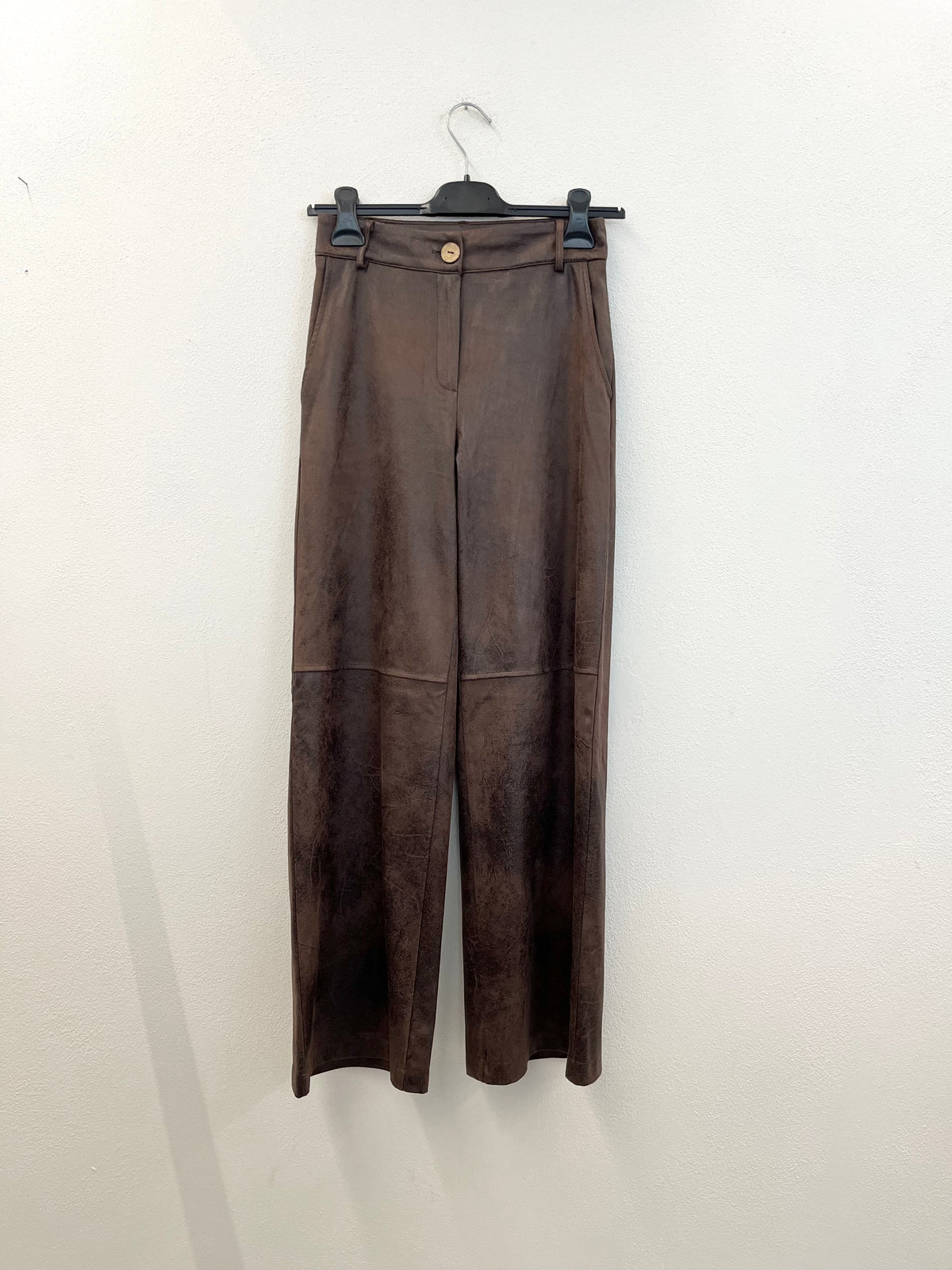 Pantaloni Moki B effetto pelle
