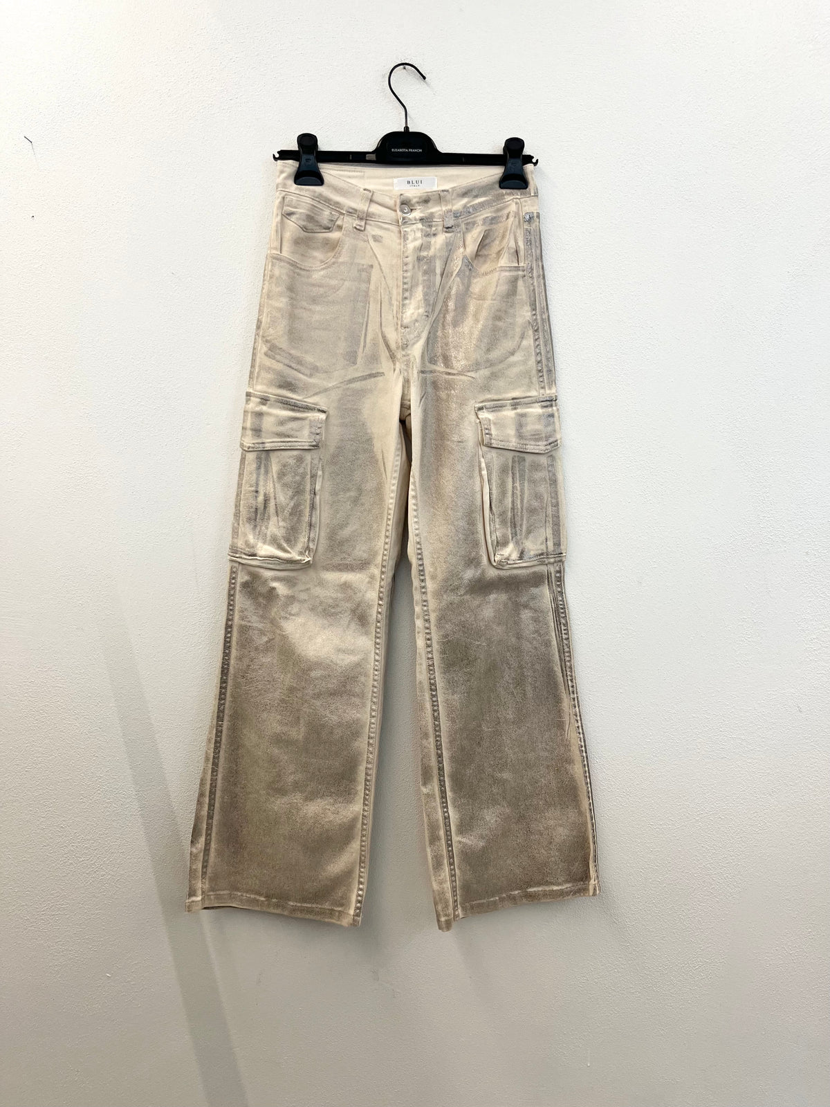Jeans cargo Blui a gamba larga
