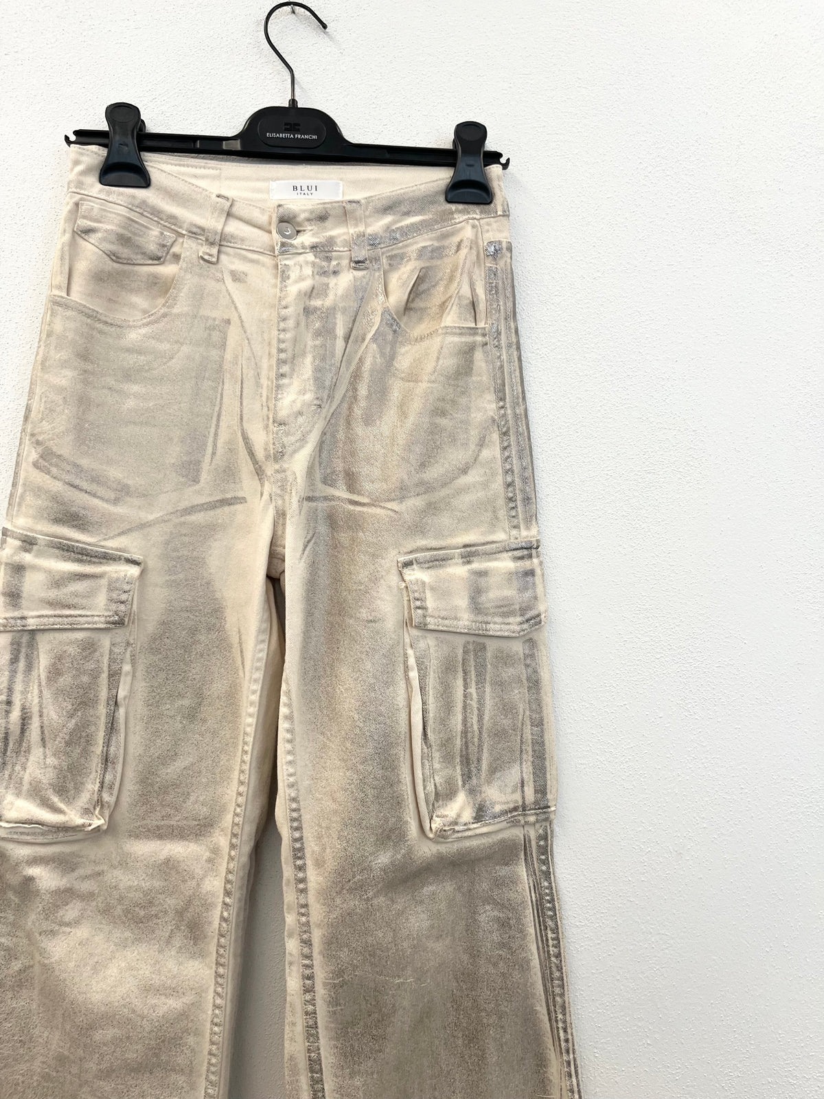 Jeans cargo Blui a gamba larga