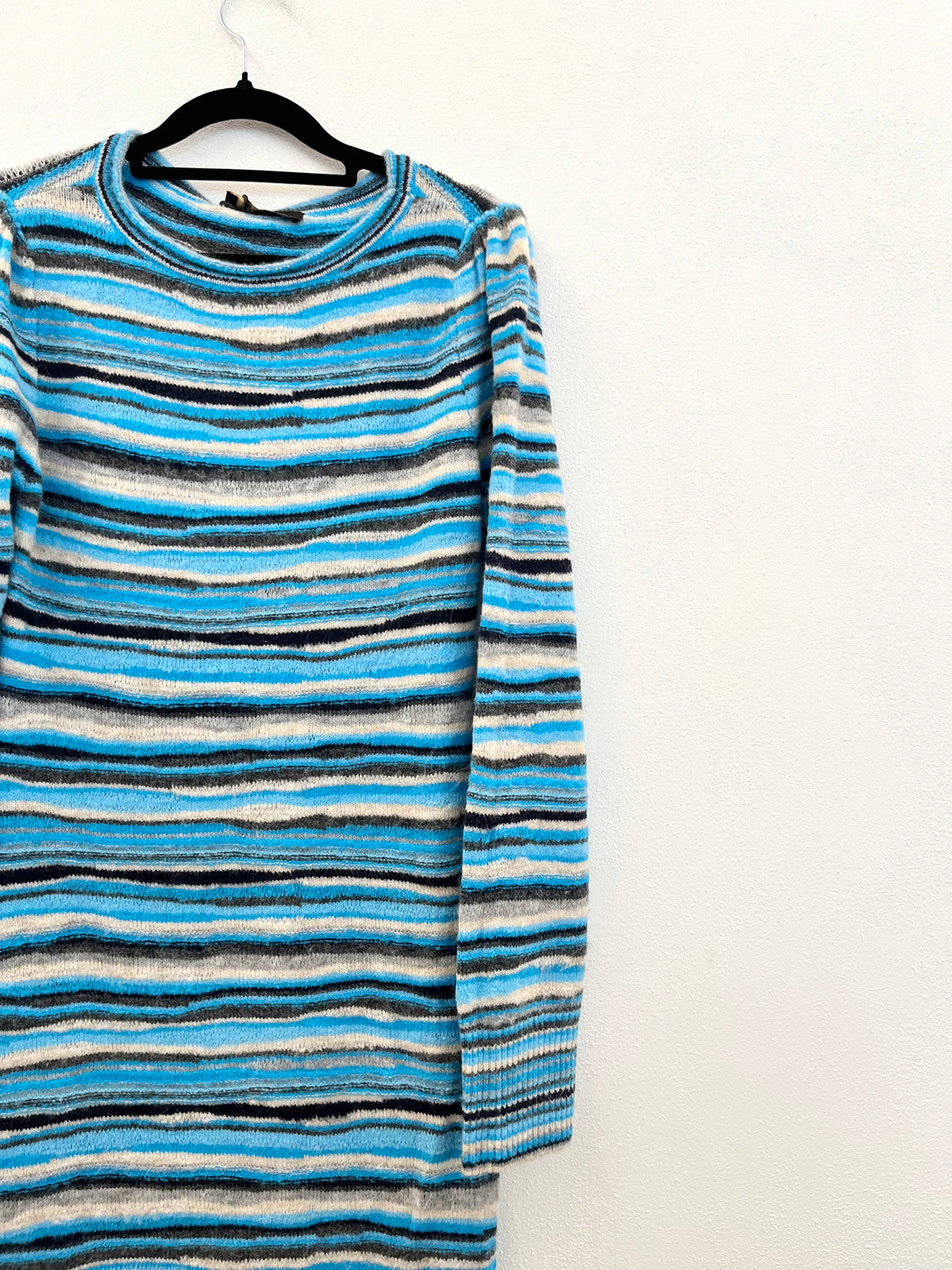 Abito midi Twin Set actitude a righe multicolor