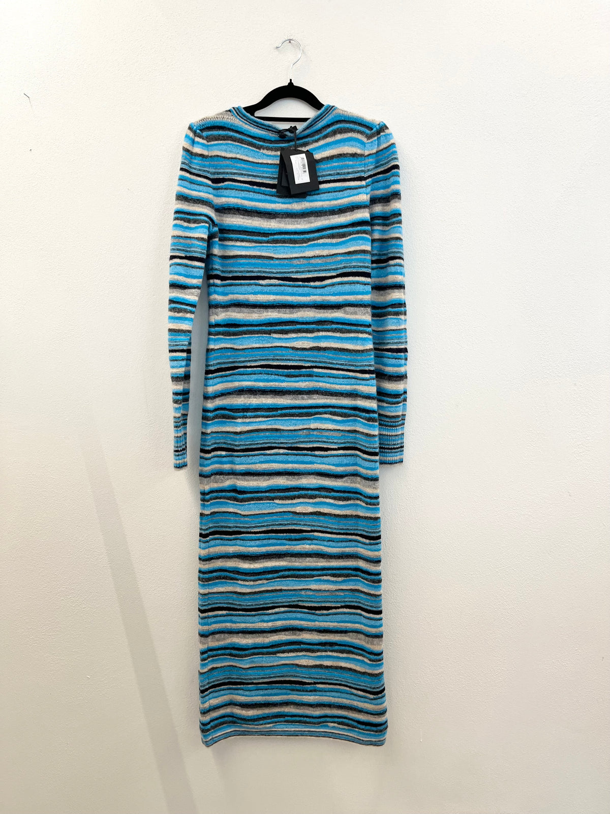Abito midi Twin Set actitude a righe multicolor