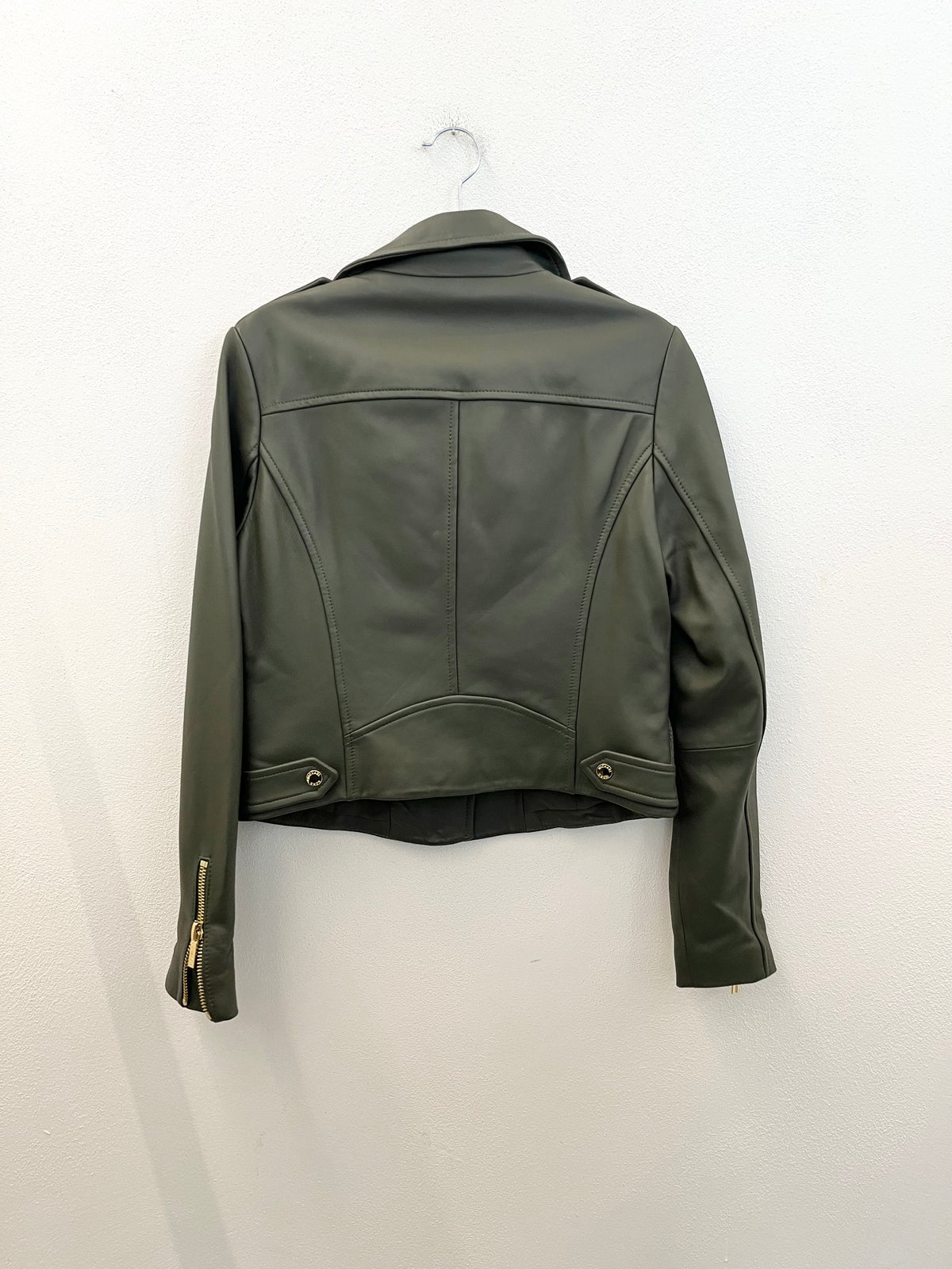 Giacca biker Michael Kors in vera pelle