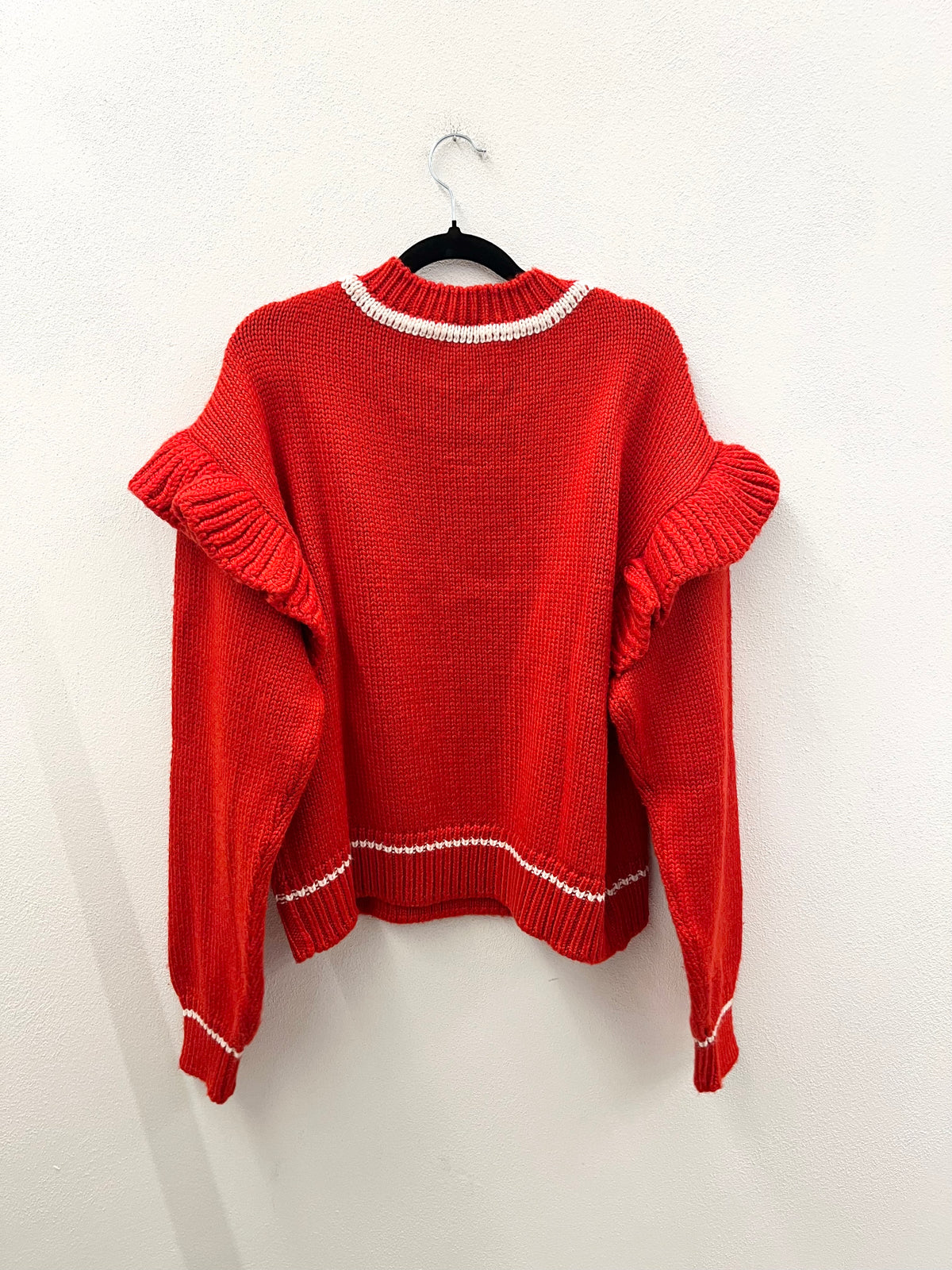 Maglione natalizio Philosophy con volant e ricami