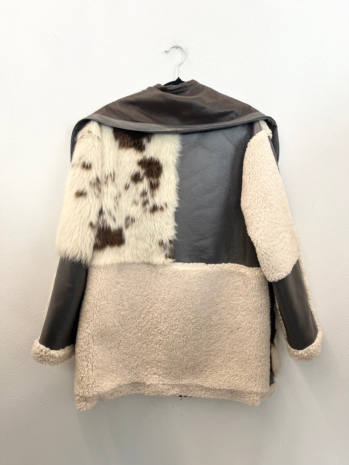 Giaccone Beatrice .b Patchwork Ecopelliccia