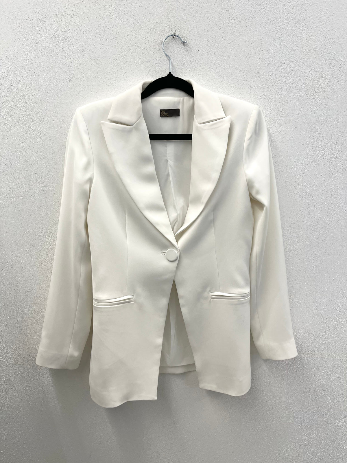 Blazer Bianco Olla Pareg Monobottone