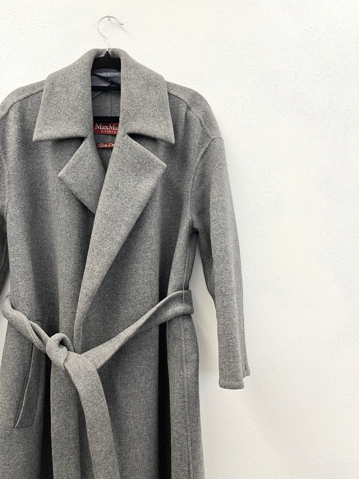 Cappotto Grigio Max Mara Studio