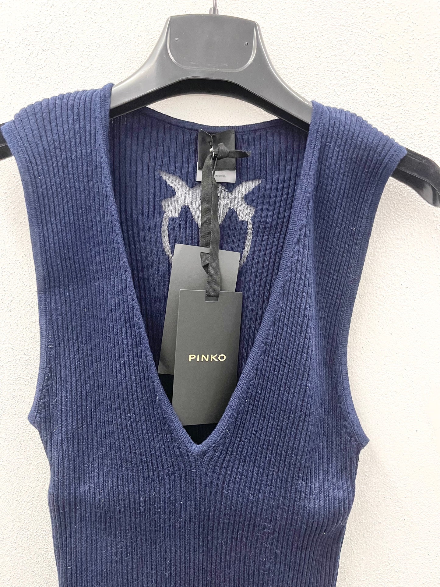 Top Pinko in Maglia a Costine