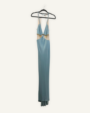 Abito lungo Elisabetta Franchi da sera cut-out