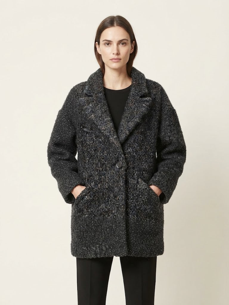 Cappotto corto Isabel Marant Etoile in misto lana e alpaca