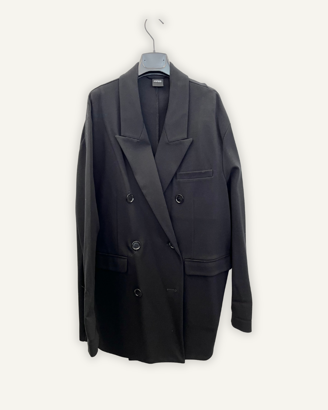 Apesi double-breasted oversized blazer
