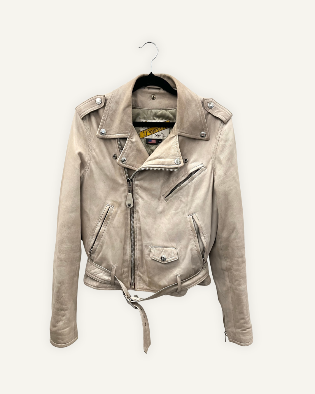 Giacca Chiodo grigio Schott NYC Perfecto