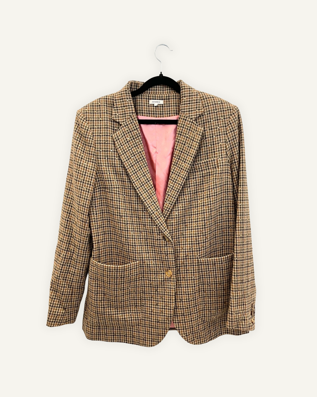 Blazer Manoush in Tweed Principe di Galles&nbsp;