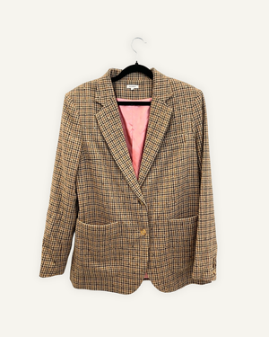 Blazer Manoush in Tweed Principe di Galles&nbsp;