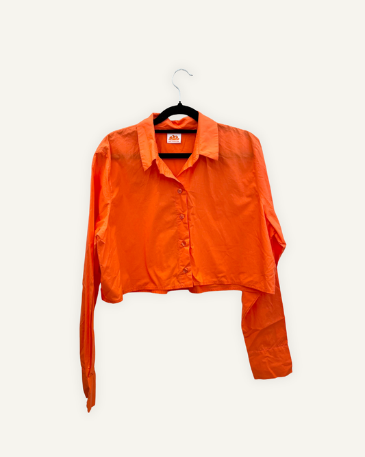 Camicia Sundek cropped fluida