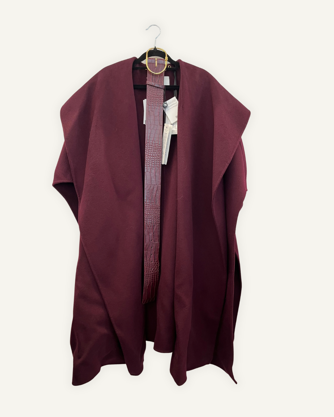 Cappotto in lana Elisabetta Franchi con Cintura