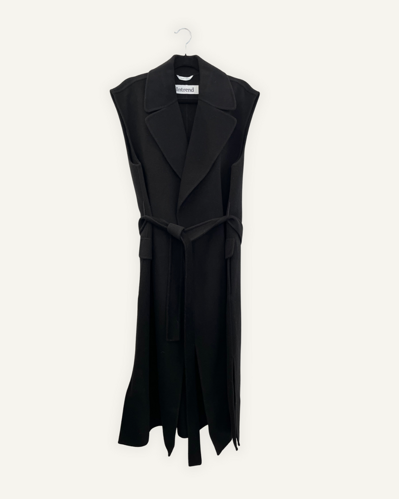 Gilet / Cappotto Smanicato Intrend Nero