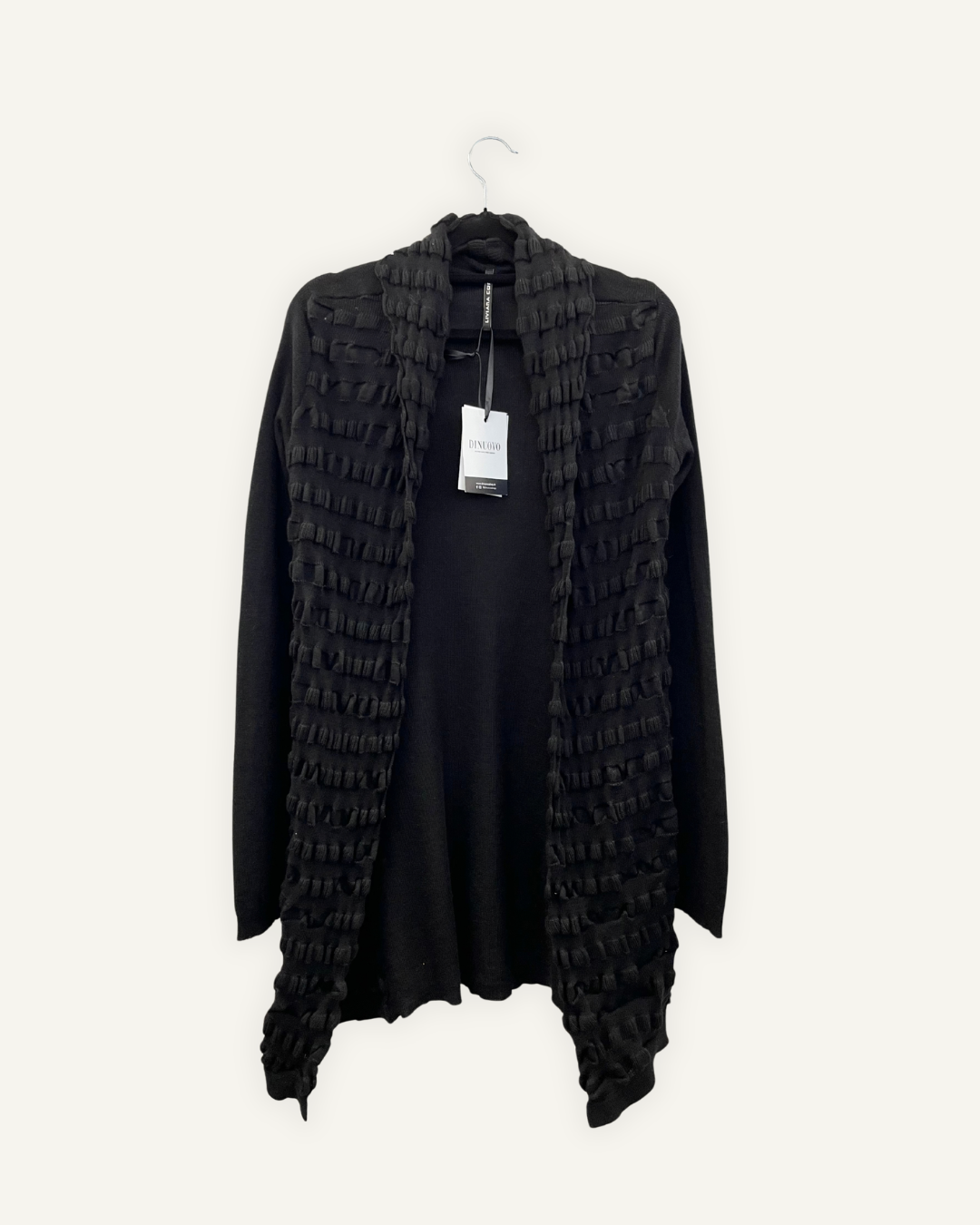 Cardigan Lungo Liviana Conti Lavorato a Rilievi