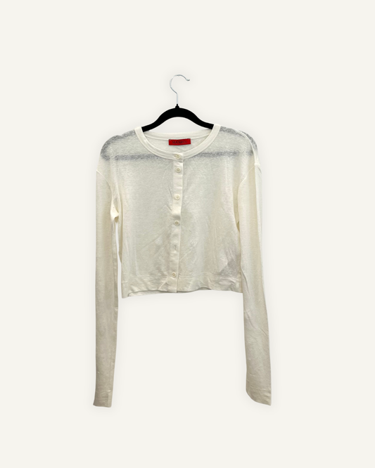 MAX&Co. fine knit crop cardigan