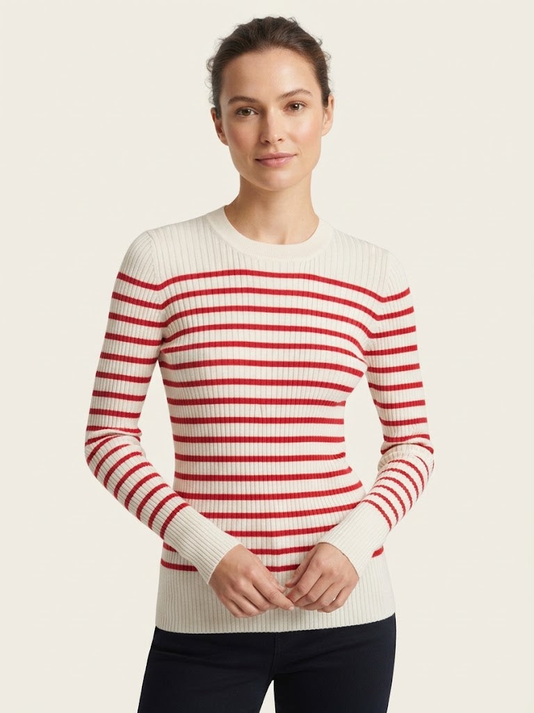 Maglia Erika Cavallini a righe a coste