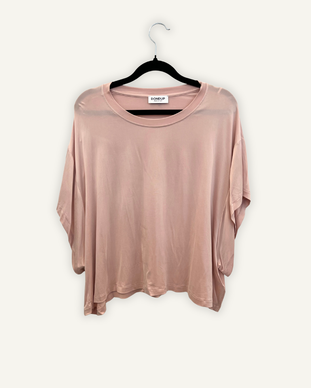 T-Shirt Dondup fluida Rosa Cipria