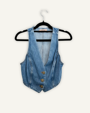 Gilet in Denim Twinset