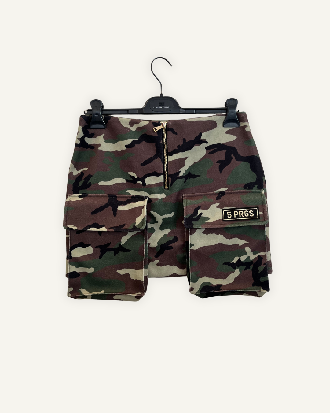 Minigonna 5 Progress Camouflage Cargo con Maxi Tasche