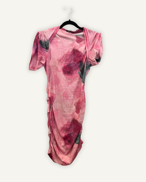 Abito Isabel Marant drappeggiato con motivo astratto