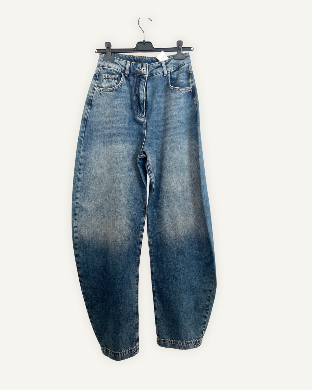 Jeans balloon Premium Denim fit ad alta vita