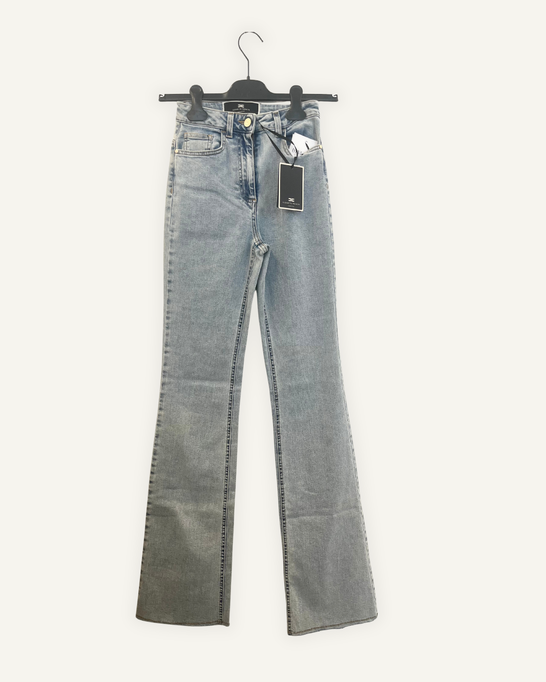 Jeans Flare a Vita Alta Elisabetta Franchi