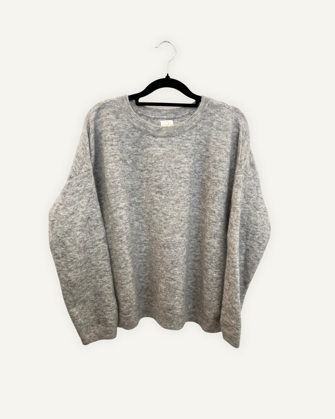 Maglione Des Petit Hauts Grigio Kid Mohair e Lana