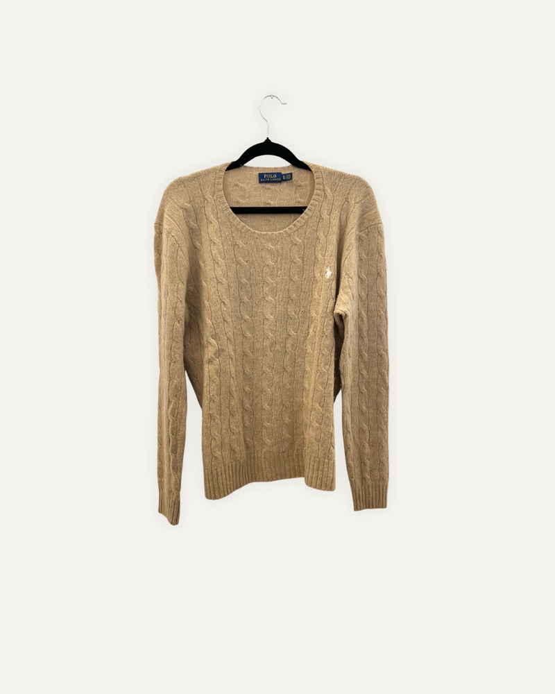 Pullover trecce Polo Ralph Lauren in lana e cashmere