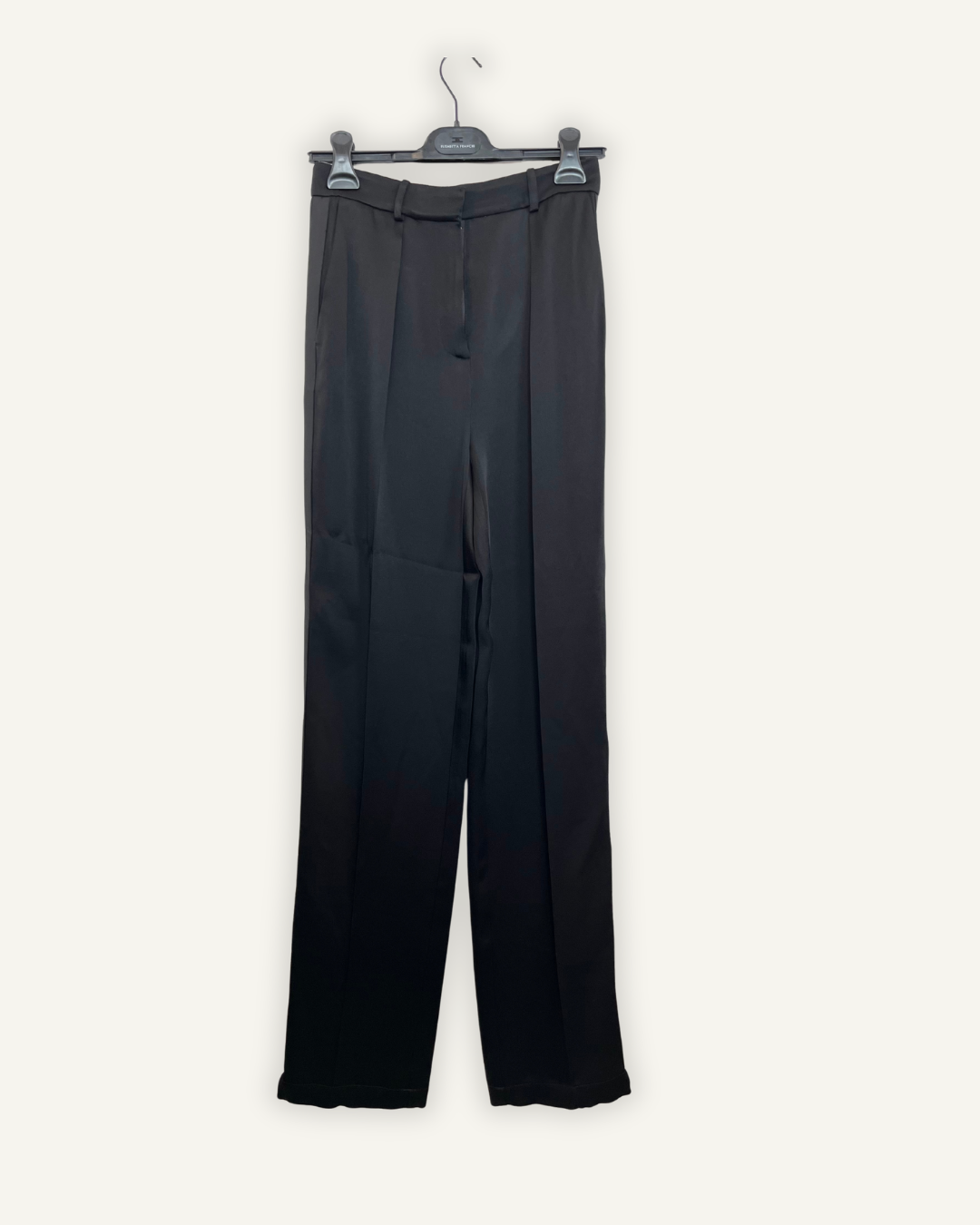 Pantalone sartoriale di Elisabetta Franchi a gamba larga con pinces