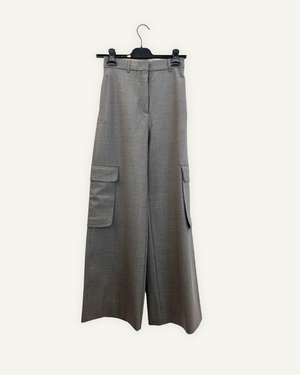 Pantaloni Cargo Max Mara Eleganti a Gamba Larga