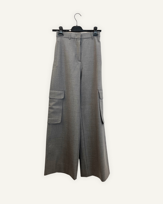 Pantaloni Cargo Max Mara Eleganti a Gamba Larga