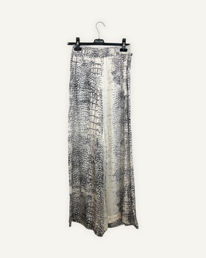 Pantaloni di Nude Palazzo Fluidi in Stampa Animalier
