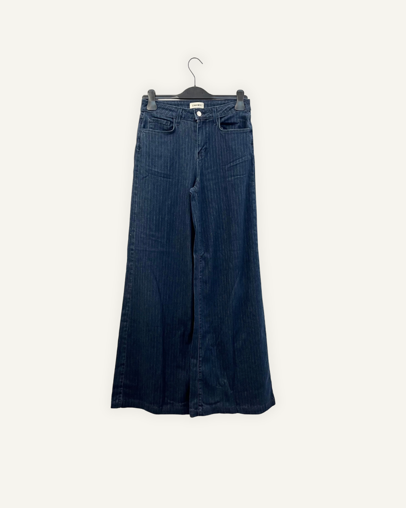 Jeans palazzo L'Agence gessati
