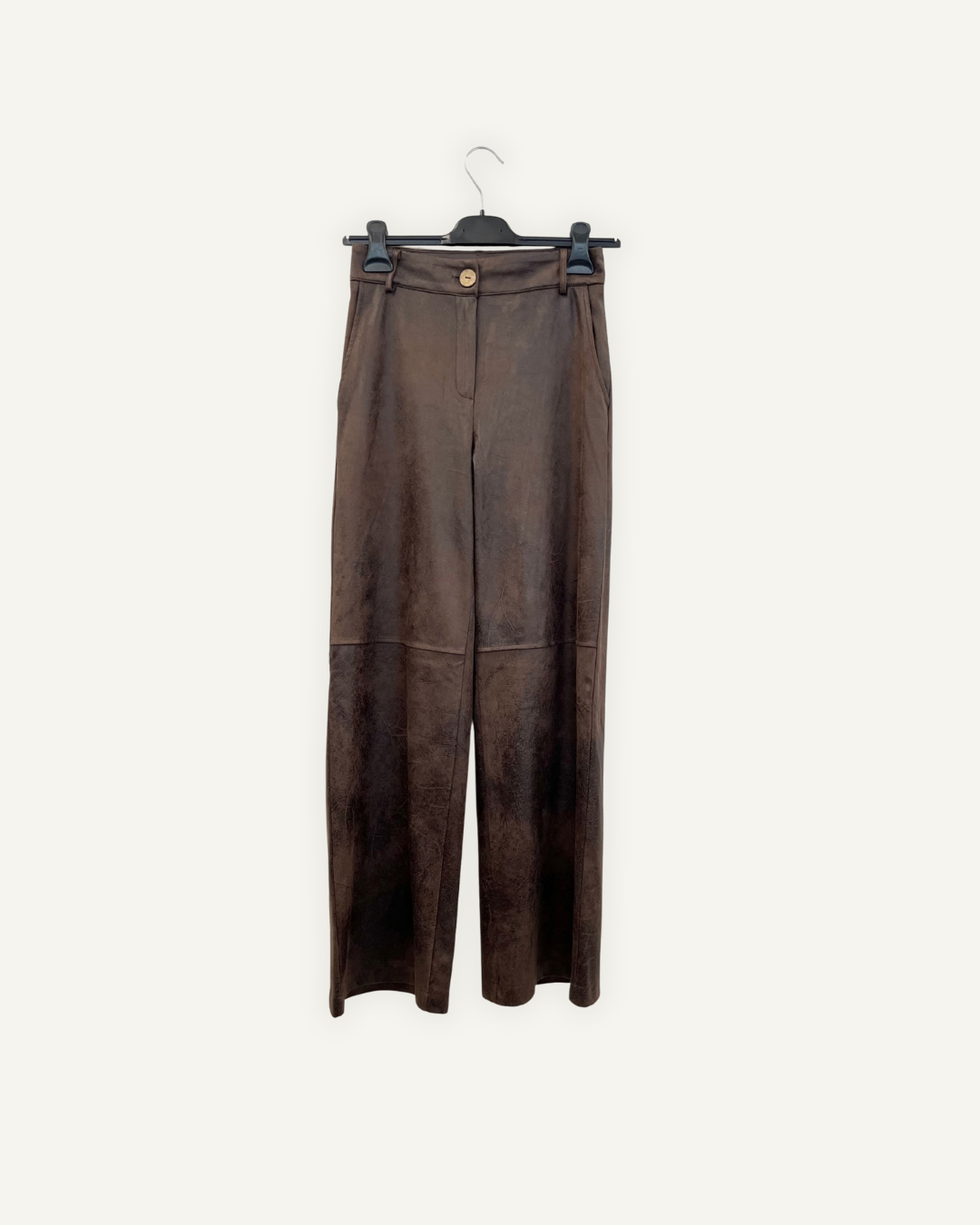Pantaloni Moki B effetto pelle