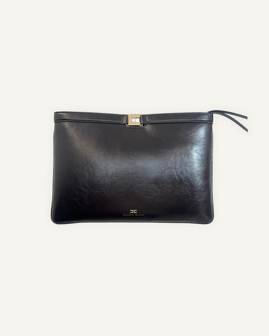 Pochette Elisabetta Franchi rigida con chiusura gioiello