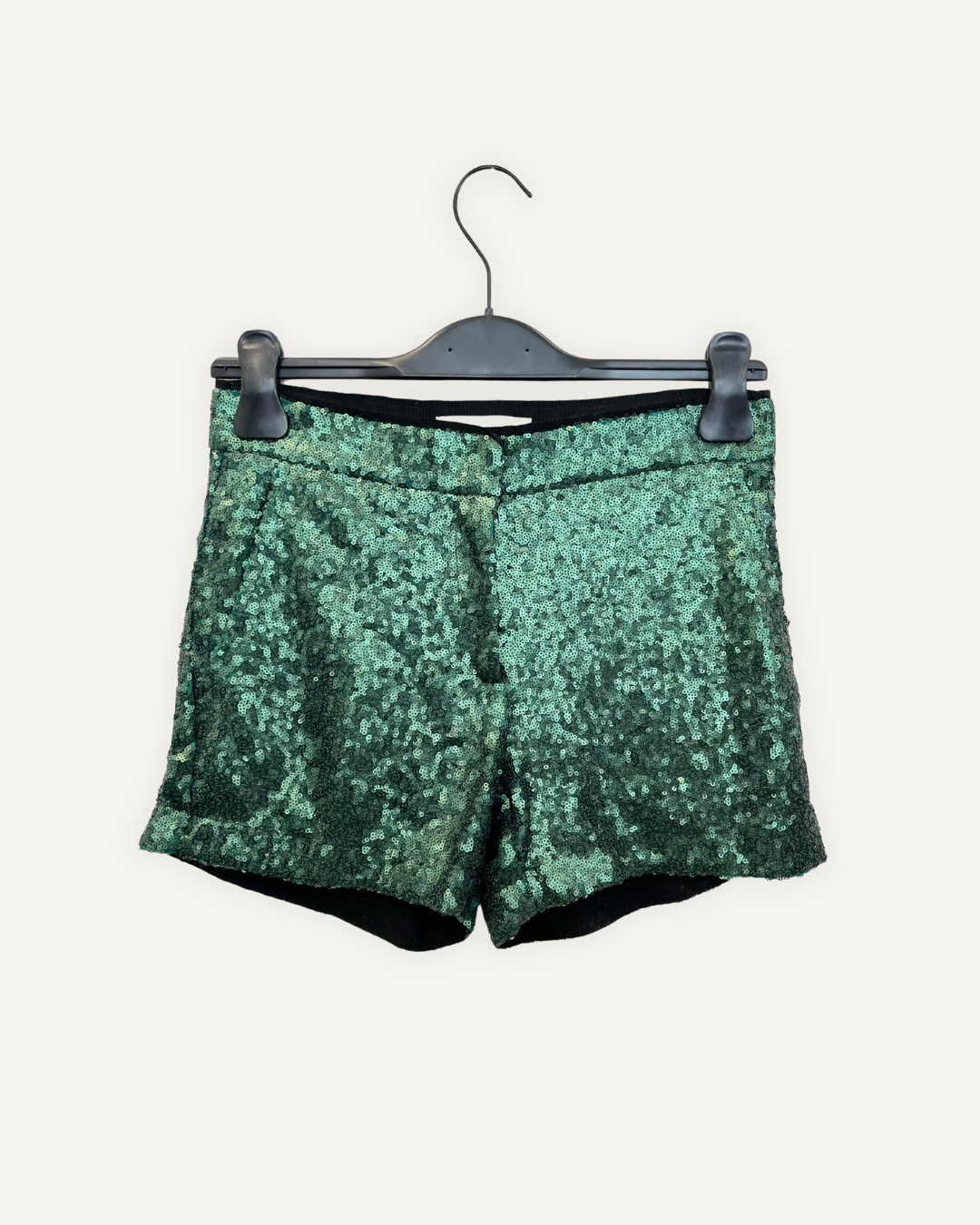 Shorts Ermanno sartoriali di paillettes