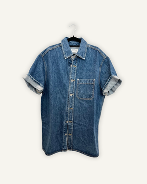 SLVRLAKE short-sleeve denim shirt