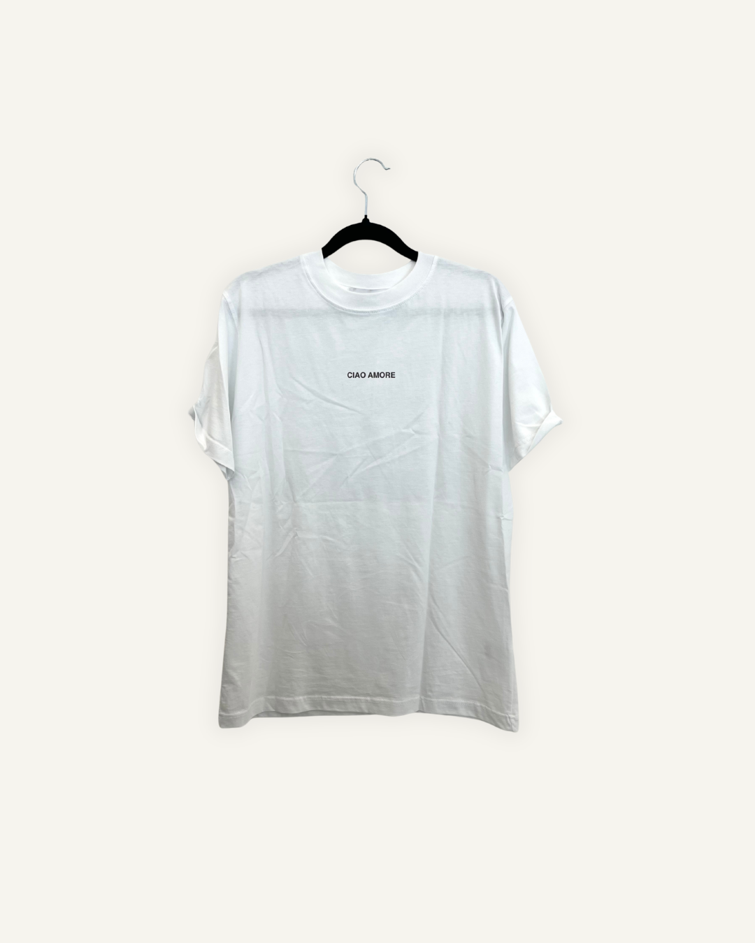 T-shirt Giada Benincasa con grafica "Ciao Amore"