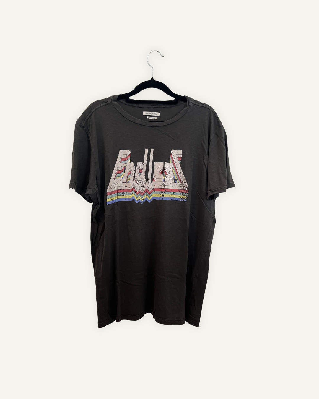 T-Shirt Isabel Marant Vintage con Grafica "Endless" e Dettagli Arcobaleno
