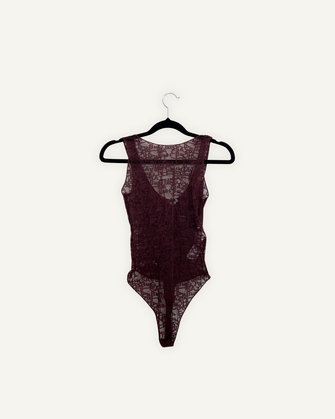 Body Elisabetta Franchi in Pizzo con Logo All-Over