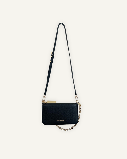 Borsa crossbody Michael Kors in pelle martellata con catena