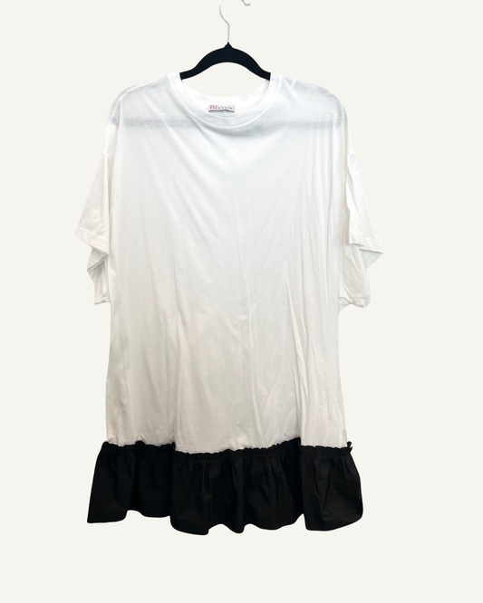 Abito T-shirt di Red Valentino Over con Balza