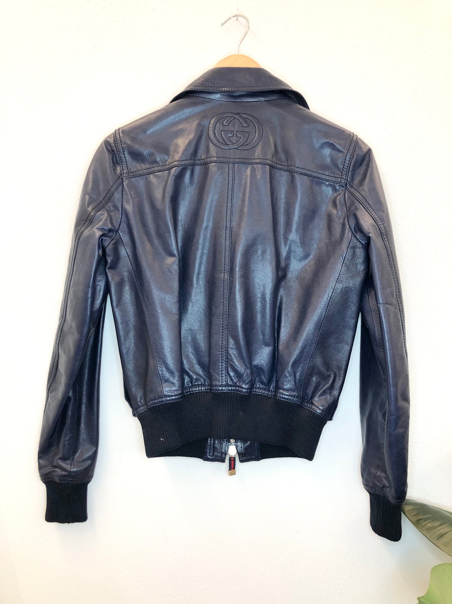 Gucci leather jacket