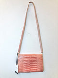 Crocodile leather bag